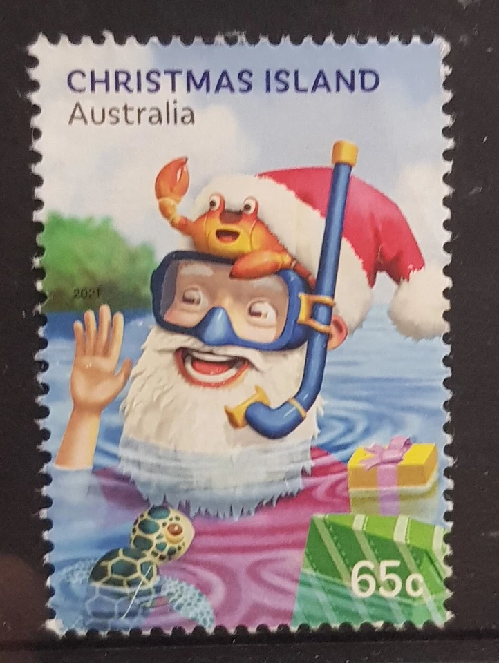 Australia 2021 Isla de Navidad 65c hoja sello fino usado Foto 1 de 1