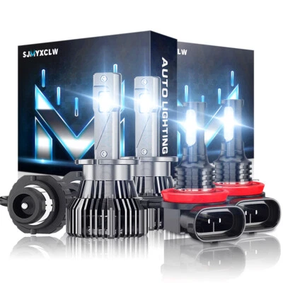 Combo de faros LED + luz antiniebla LED para Infiniti FX35 2006-2010 2011 2012 Foto 1 de 4