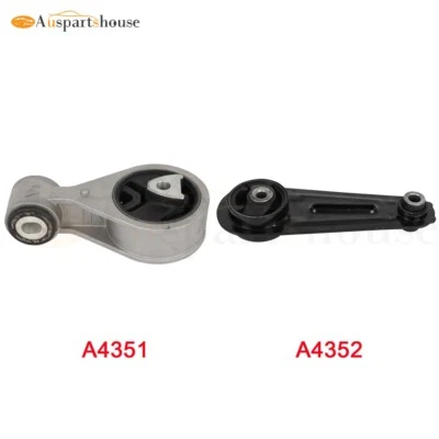 Soporte de motor 2 piezas para Nissan Rogue 2008-2013 2,5 L Sentra A4351 A4352 Foto 1 de 4