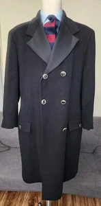 Versace Istante polo style doubled breasted overcoat topcoat. Sz 54, US 44. - Picture 1 of 17