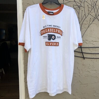 Philadelphia Flyers Old Time Hockey White T Shirt, Size XL - Image 1 of 4