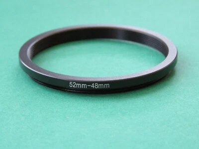 52mm to 48mm Stepping Step Down Male-Female Lens Filter Ring Adapter 52mm-48mm  - Image 1 of 2