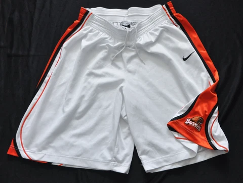 NIKE OREGON STATE BEAVERS 2011-12 GAME WORN #10 BASKETBALL SHORTS MEN SEWN 44+2 Cover