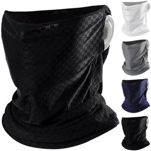 Polaina de cuello de enfriamiento de verano protección UV ropa facial bufanda bandana transpirable - Imagen 1 de 15