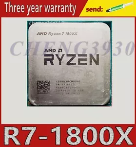AMD Ryzen 7 1800X 3.6GHz 14 nm 8-core socket AM4 R7 1800X CPU processor - Picture 1 of 1