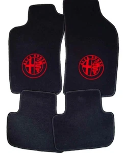Fussmatten für Alfa Romeo 147 GTA Autoteppiche schw/rot - Bild 1 von 1