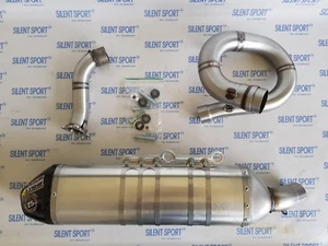 HGS YZF 450 año 2010-13 T2 tapa de carbono sistema completo de escape / sistemas de escape - Imagen 1 de 7