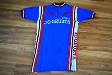 VINTAGE JO GEURTS SHORT SLEEVE MULTICOLOURED CYCLING SHIRT JERSEY WOLBER WOOL 3