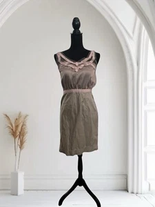 Loft Sleeveless Dress Size 6P Taupe - Picture 1 of 6