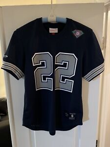 Emmitt Smith Cowboys Mitchell and Ness Retired Player Mesh Shirt (Men’s Small)