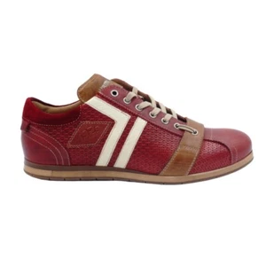 Kamo-Gutsu Herren Sneaker - Rosso - TIFO 030 Lederschuhe Rot Handgefertigt