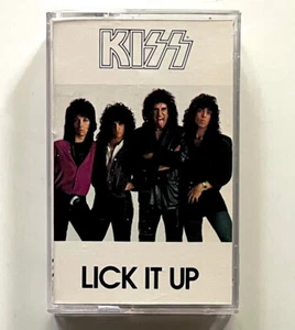 NEAR MINT! Vtg ORIGINAL 1983 KISS Album LICK IT UP Cassette FULLY TESTED Lp TAPE - Picture 1 of 5