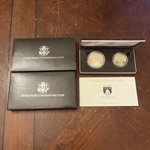 1988 US Prestige Proof Set Silver Commemorative Mint Box and COA L41 - Picture 1 of 8