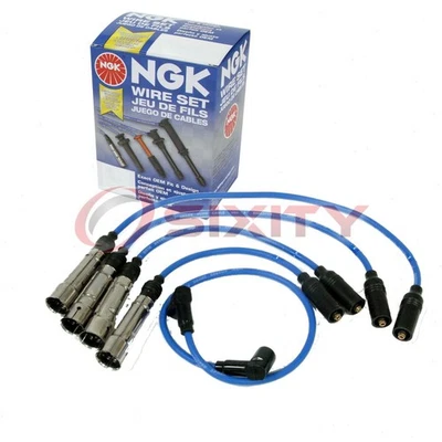 1 pc NGK Spark Plug Wire Set for 1987-1993 Volkswagen Fox 1.8L L4 - Engine ln - Image 1 of 4