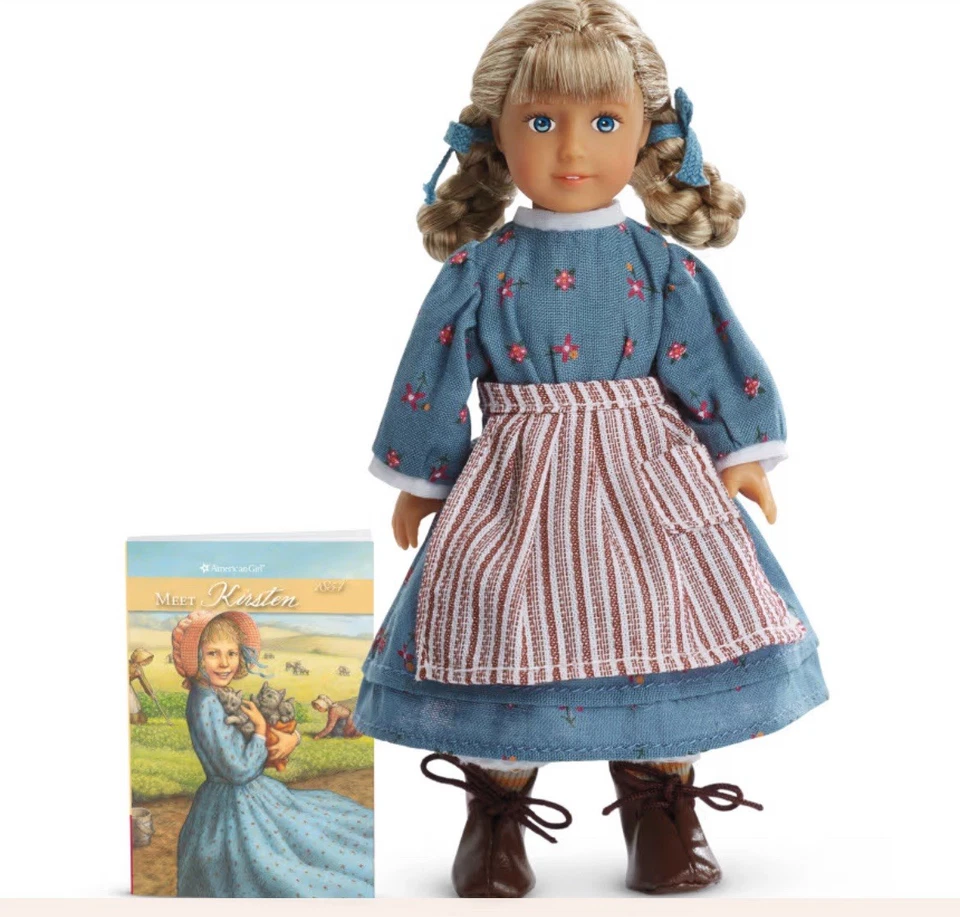 Mini muñeca y libro American Girl Kirsten Larson - NUEVO EN CAJA Foto 1 de 1