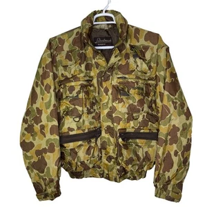 Vintage Lakestream Hodgman Men Large Jacket Camo Utility Hunting Fishing Outdoor - Picture 1 of 17