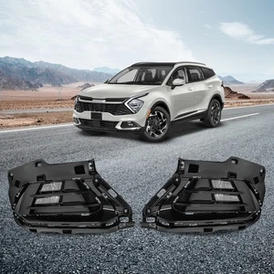 Faros antiniebla LED DRL para Kia Sportage LX EX SX 2023-2024 con biseles embellecedores - Imagen 1 de 16