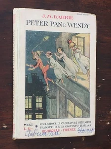 Barrie - PETER PAN E WENDY - Bemporad seconda edizione ill. Gustavino - Picture 1 of 4
