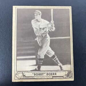 1940 Play Ball # 38 Bobby Doerr VG-EX Boston Red Sox