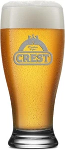 CREST SUPER Beer Glass - Picture 1 of 1