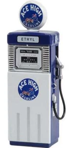 1951 Wayne 505 Gas Pump - Ace High Gasoline (Vintage Pumps) Series 14 Diecast - - Picture 1 of 12