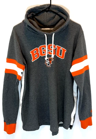 Bowling Green Falcons BGSU Cowl Neck Sweatshirt Womens XL Champion AthleticWear Cover