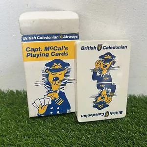 British Caledonian Airways Vintage Captain McCal's Pack of Playing Cards - Picture 1 of 6