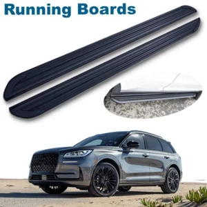 2PCS Running Boards Fits for Lincoln Corsair 2020-2025 Nerf Bars Side Steps - Picture 1 of 13