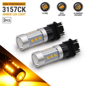3157 3156 CK SRCK LED Amber Turn Signal DRL Side Marker Light Bulbs - Bild 1 von 7