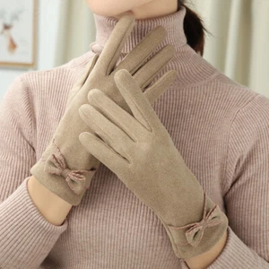 Soft Winter Gloves for Women Warm Touch Screen Texting - Picture 1 of 14