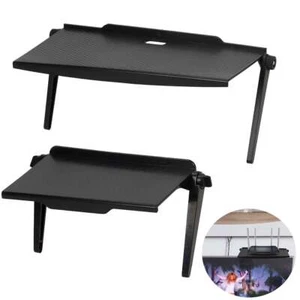 TV Computer Screen Set-Top Shelf Desktop Storage Organizer Bracket Adjustable US - Picture 1 of 12