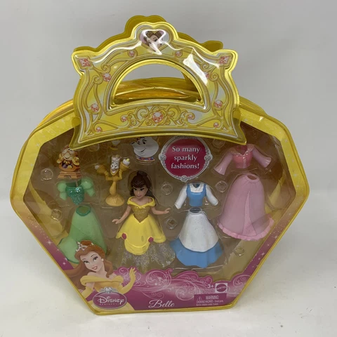 Disney Princess Favorite Moments Belle Polly Pocket Doll Giftset NEW Mattel Cover