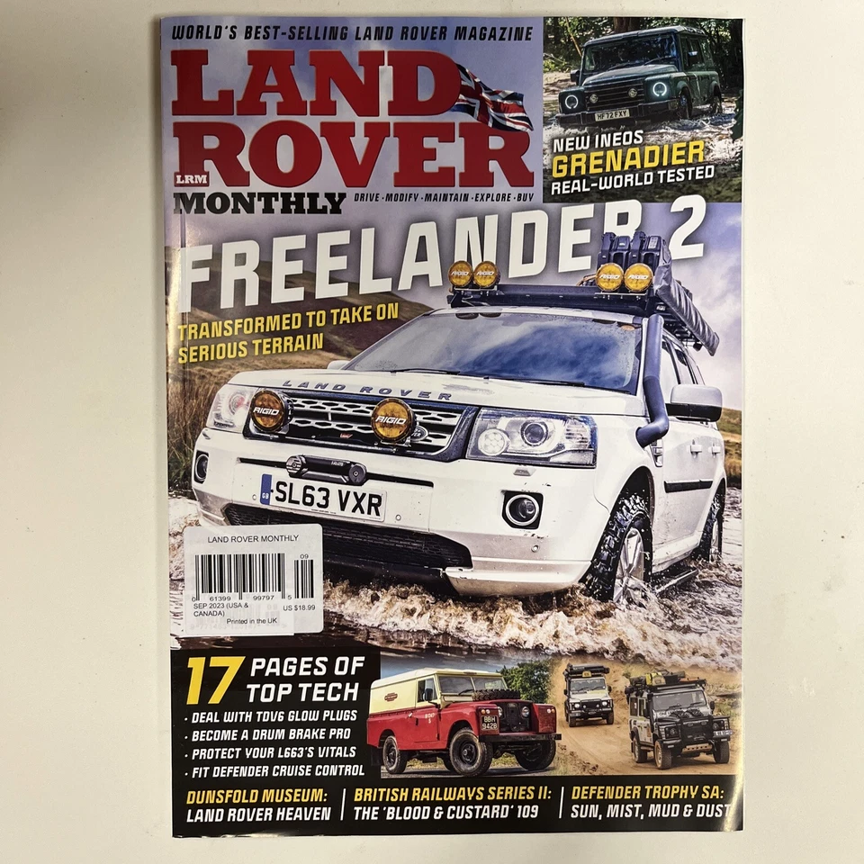 LAND ROVER Monthly MAGAZINE September 2023 Freelander 2 - Image 1 of 1