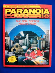 The DOA Sector Travelogue - Paranoia RPG - Juegos del West End - En muy buena condición - Imagen 1 de 2
