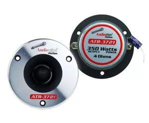 1 Pair 350 Watts Max 4 Ohm Titanium Super Bullet Tweeters Audiopipe ATR-3721 - Picture 1 of 3