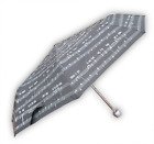 Umbrella - Singin' in the Rain - Black/Silver - Music Themed Gift - Musical Gift