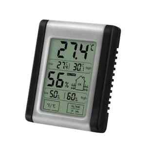 Digital Hygrometer Indoor Thermometer Pre-Calibrated Humidity Gauge, With 24 HR