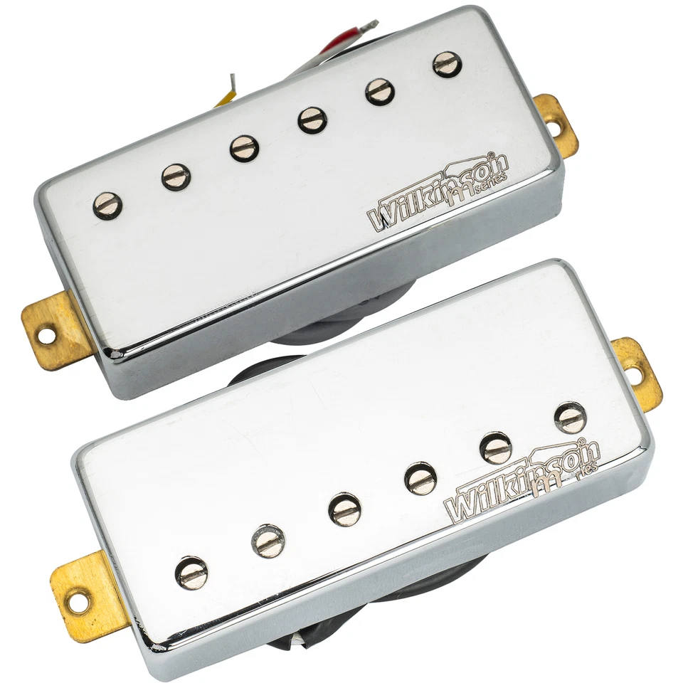 Wilkinson M Series Ceramic Guitar Pickup Mini Ham Bucker Set for Les Paul/Firebi