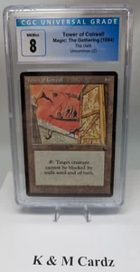 MTG - The Dark - Tower of Coireall - Graded 8.0 - Vintage - Picture 1 of 5