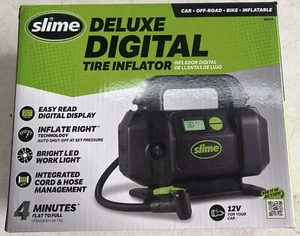 Slime 40077 Deluxe Digital Tire Inflator Air Pump 12 Volt ^ - Picture 1 of 2