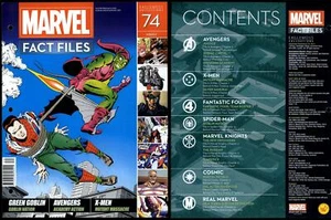 Marvel Fact Files Eaglemoss #74 Green Goblin - Front Cover Only - Picture 1 of 1