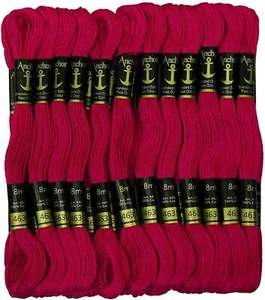 New Magenta Anchor Cotton Thread Skeins / Floss Embroidery Cross Stitch Thread - Picture 1 of 4