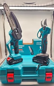Kit Potatrice Cesoia Forbice e Mini Motosega Elettrica con Batterie Ricaricabili - Foto 1 di 10