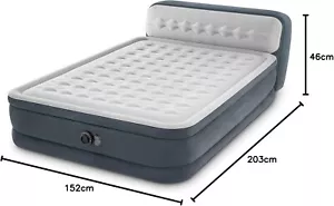Intex aufblasbare Doppelmatratze mit Kopf und integrierter Pumpe Rom - Bild 1 von 8