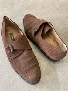 Oxford Bally para hombre correa de monje de cuero marrón talla 12 D - Imagen 1 de 12