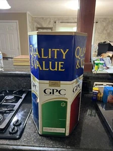 Vintage GPC Cigarette Floor Standing Store Front Metal Ashtray - Picture 1 of 6