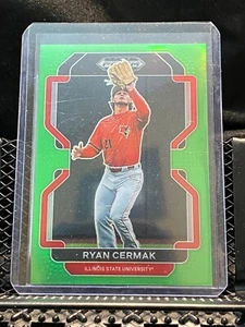 Ryan Cermak 2022 Prizm Draft Lime Green #39/75- #71 Illinois State / Rays - Picture 1 of 2