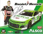 2019 DANIEL HEMRIC signed NASCAR HERO PHOTO CARD POSTCARD ALSCO RED KAP CHEVY