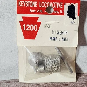 Keystone Locomotive Works #HO-33 Blacksmith Forge and Anvil Detail Parts HO - Picture 1 of 2