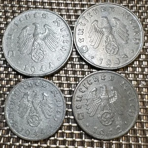 LOT DE 4 PIÈCES ALLEMAGNE (1330) PÉRIODE NAZIE - Picture 1 of 2